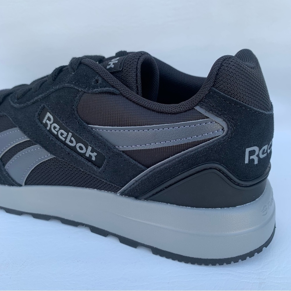 New Reebok Unisex GL 1000 Comfort Footbed size 8 Men / Women 9 Black/Grey - Picture 9 of 16